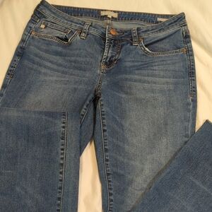 Dear John Women's Playback Cuffer Cropped  Straight Leg  Jean W/ Raw Hem Sz 28